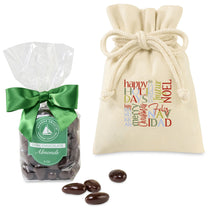 Gourmet Expressions Natural Harbor Sweets Chocolate Covered Almonds Gift Bag