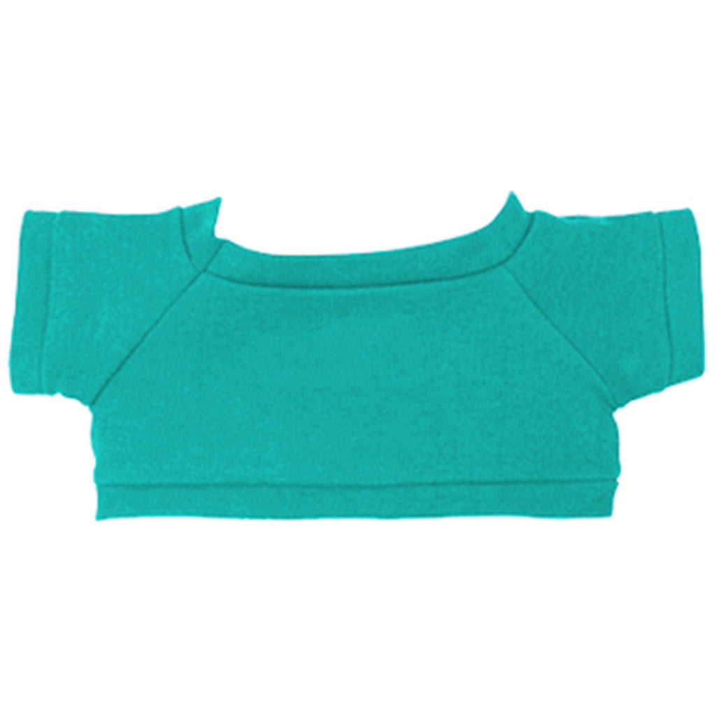 Hit 8 1/2" Big Paw Brown Bear with Teal T-Shirt