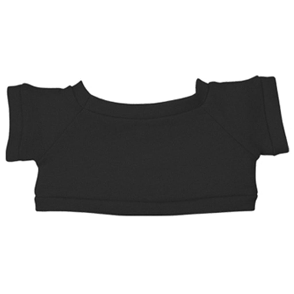 Hit 8 1/2" Big Paw White Bear with Black T-Shirt