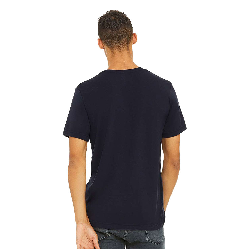 Bella + Canvas Unisex Solid Navy Triblend Short-Sleeve T-Shirt