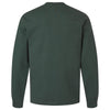 Bella + Canvas Men's Hunter Green 7.5 oz Heavyweight Long Sleeve Tee