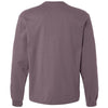 Bella + Canvas Men's Purple Storm 7.5 oz Heavyweight Long Sleeve Tee