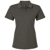 AllPro Women's Charcoal Pique Polo