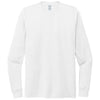 Allmade Unisex Bright white Tri-Blend Long Sleeve Tee