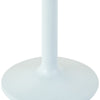 Snowfox White 8 oz. Double Wall Steel Stemmed Martini Glass