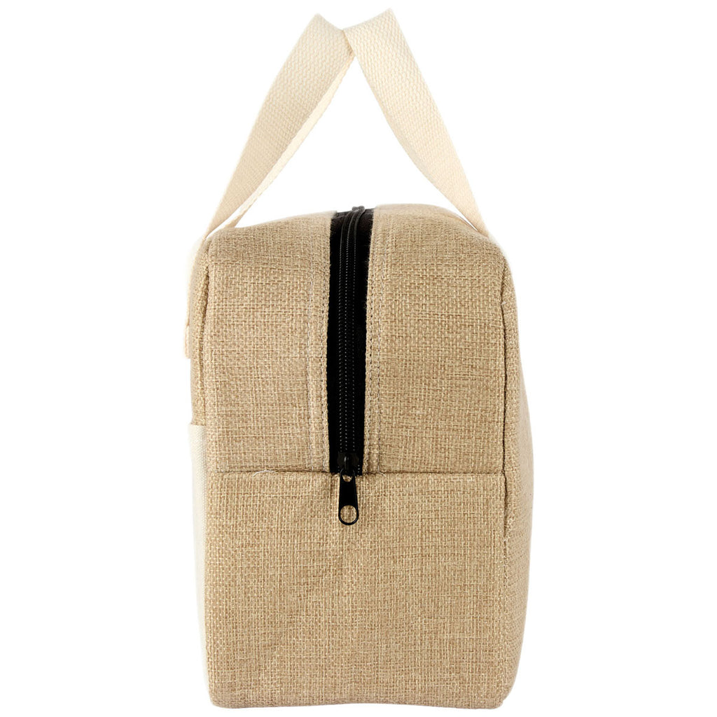 Logomark Natural Nika 6-Can Lunch Cooler