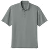 Port Authority Men's Gusty Grey Wearever Performance Pique Polo