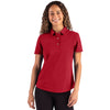 Cutter & Buck Women's Cardinal Red Advantage Refresh Epic Confidence Recycled Tri-Blend Pique Polo