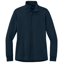 Port Authority Women's River Blue Navy Wearever Signature Double Pique 1/4-Zip