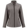 Clique Women's Pure Slate/Black Tempo Stretch Full Zip Softshell Jacket
