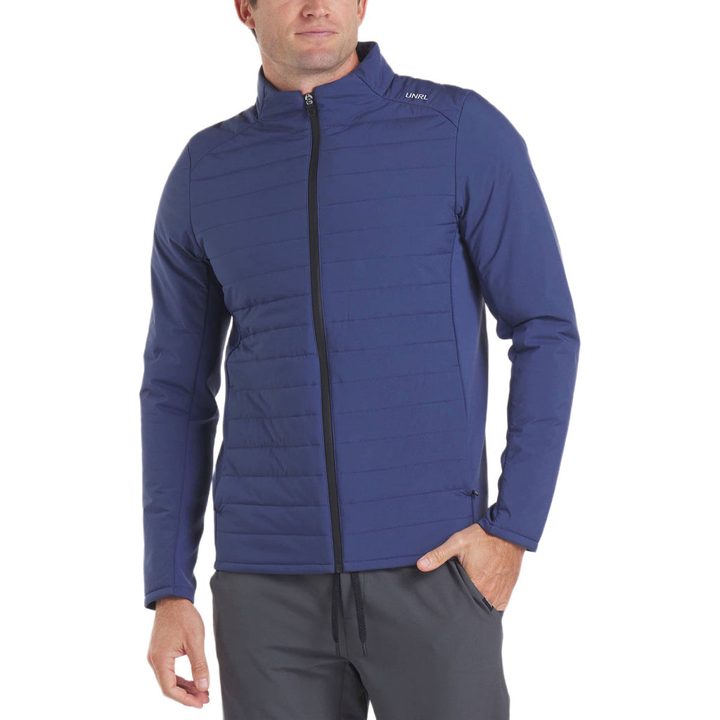 UNRL Men's Harbor Blue Montreal Quilted Jacket