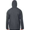 North End Men's Carbon/Black Aura Lightweight Packable Anorak