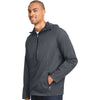 North End Men's Carbon/Black Aura Lightweight Packable Anorak