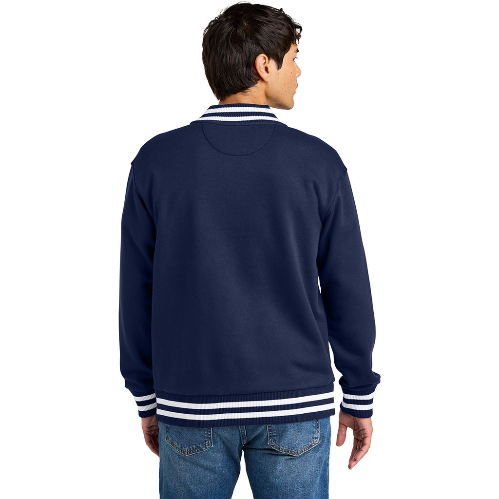 New Era Men's True Navy Varsity Heavyweight Fleece Jacket