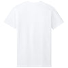 Next Level Men's White Cotton Pocket Tee