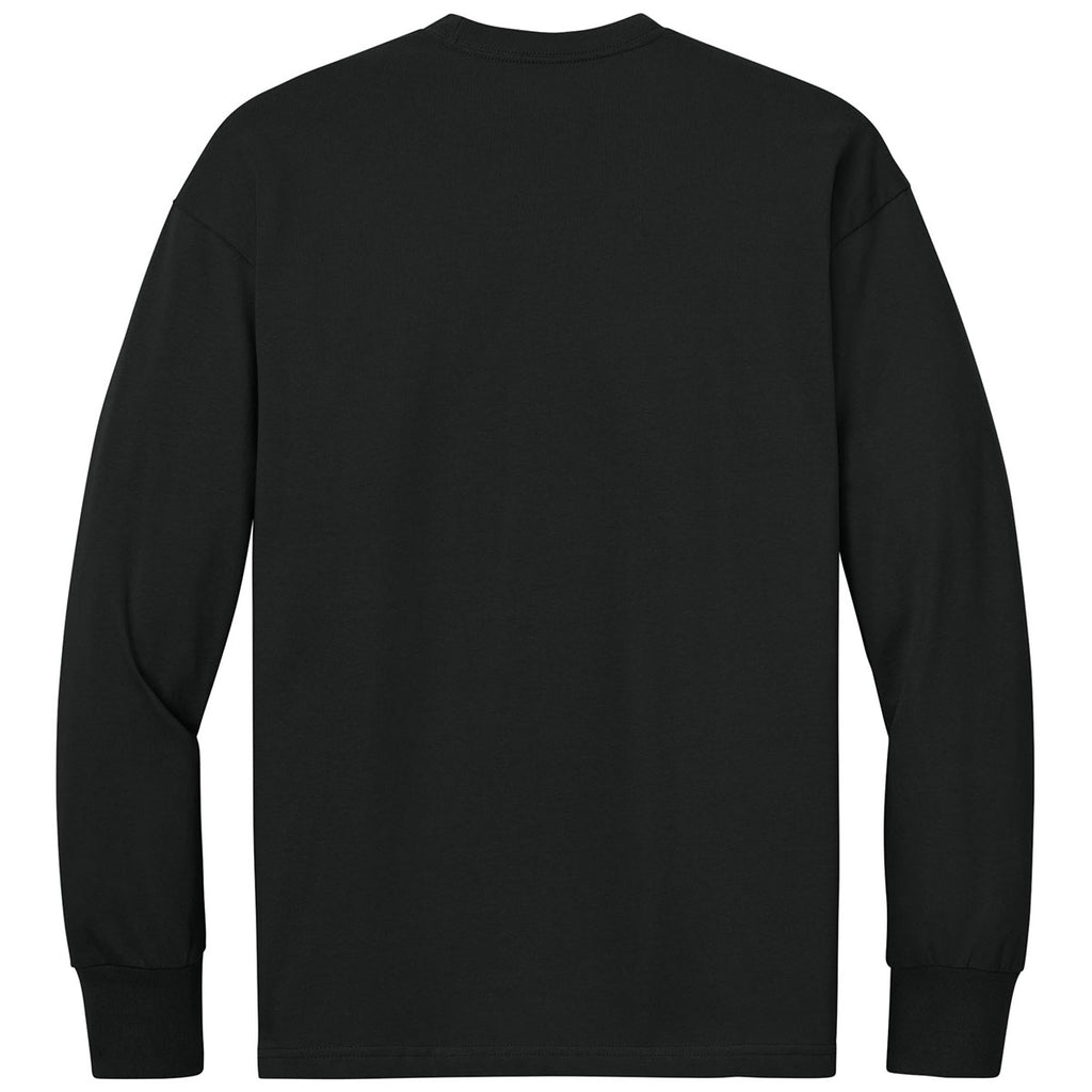 Next Level Men's Black Heavyweight Long Sleeve Tee
