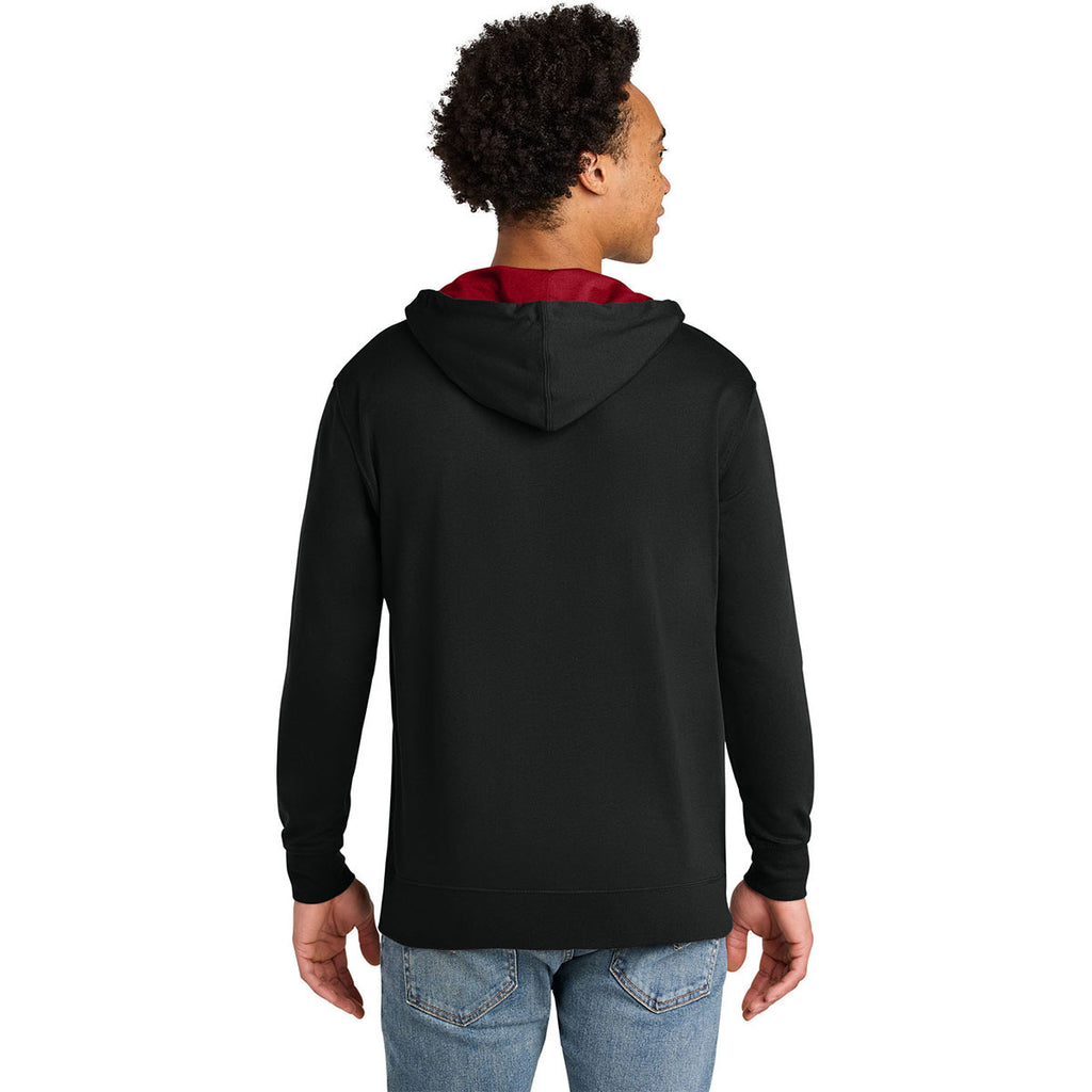 Next Level Men's Black/Red Laguna Hoodie