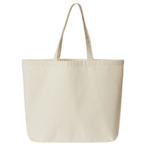 OAD Recycled Natural Jumbo Recycled Midweight Gusseted Canvas Tote