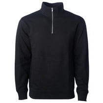Independent Trading Co. Men's Black Midweight Quarter-Zip Pullover