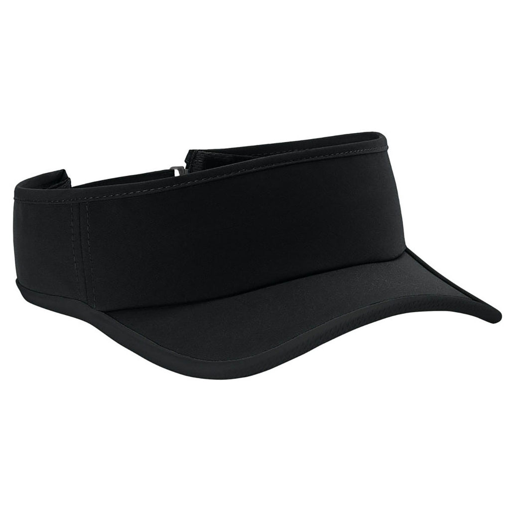 Sport-Tek Black/Black Repeat Visor