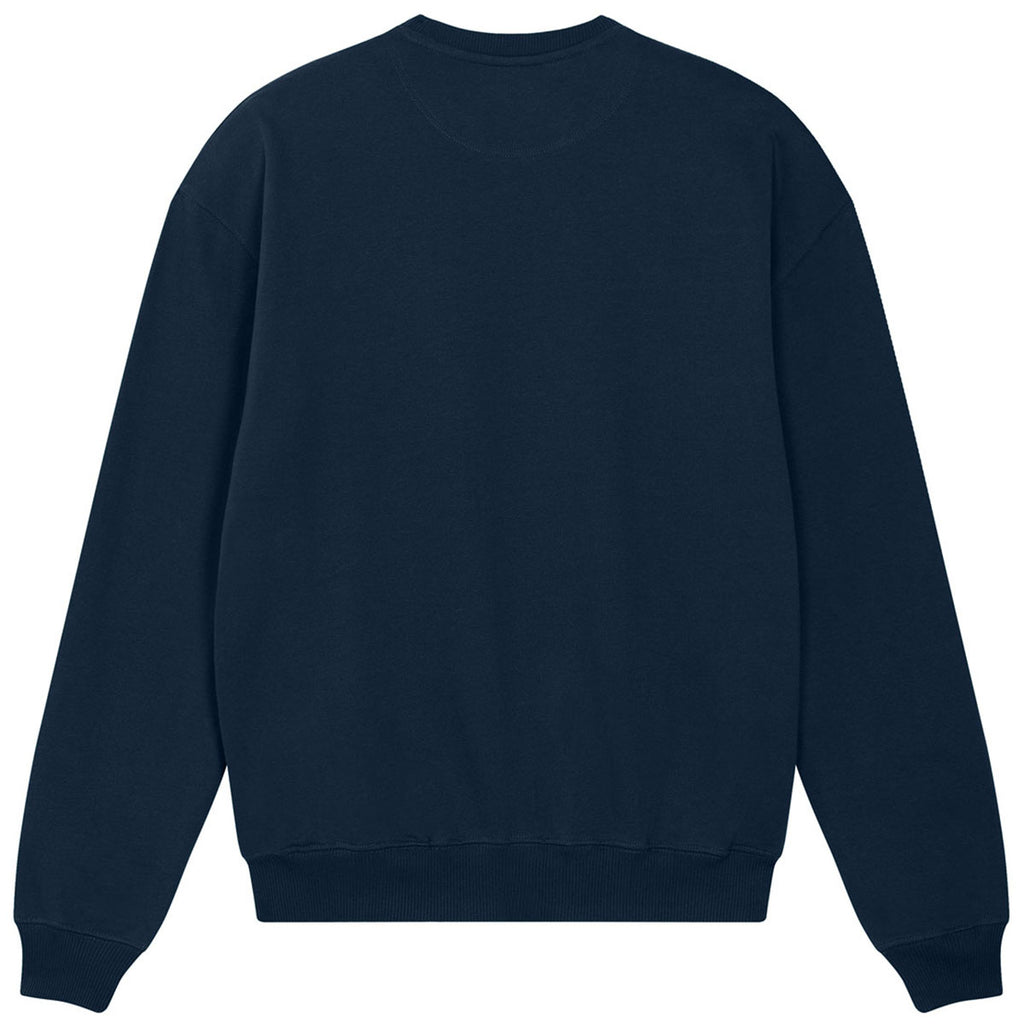 Stanley/Stella Unisex French Navy Ledger Dry Crewneck Sweatshirt