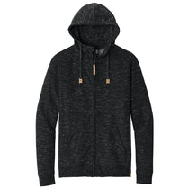 tentree Men's Meteorite Black Space Dye Space Dye Fleece Full-Zip Hoodie