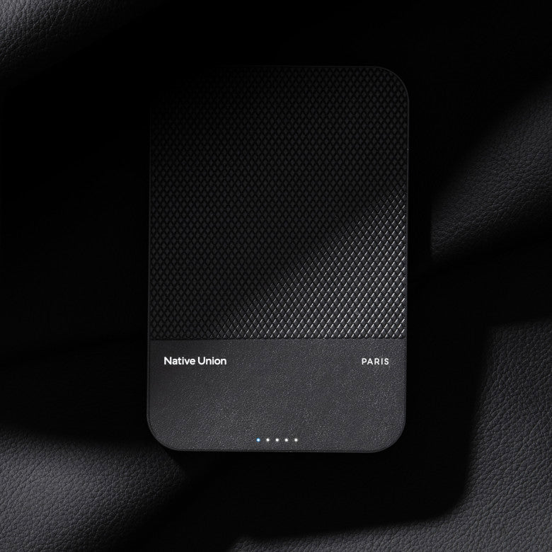 Native Union Black (RE)Classic Magnetic Power Bank 5000mAh