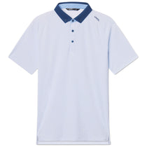 UNRL Men's Sky Blue Vector Polo