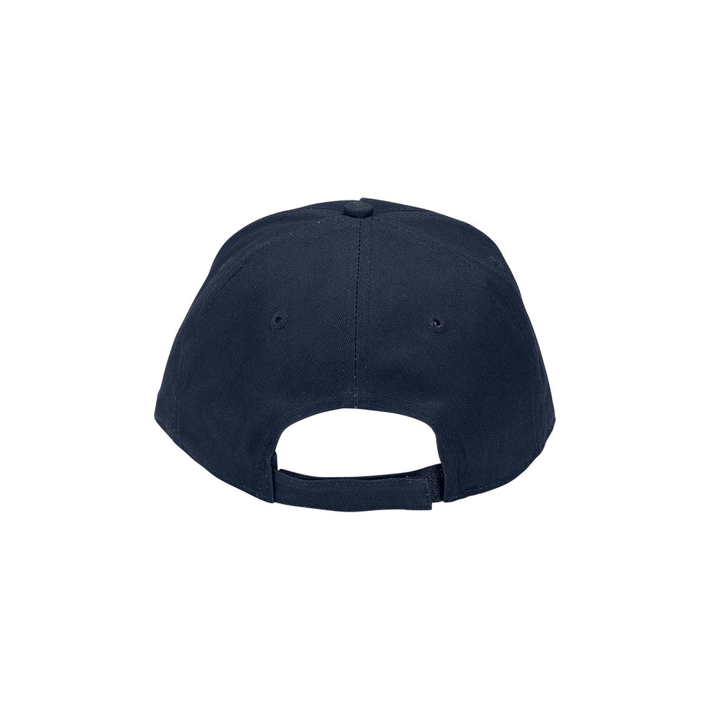 Vantage Navy Clutch 5-Panel Constructed Solid Twill Cap