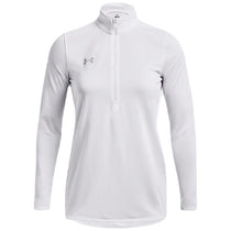 Under Armour Women's White/Mod Grey Team Tech 1/2 Zip