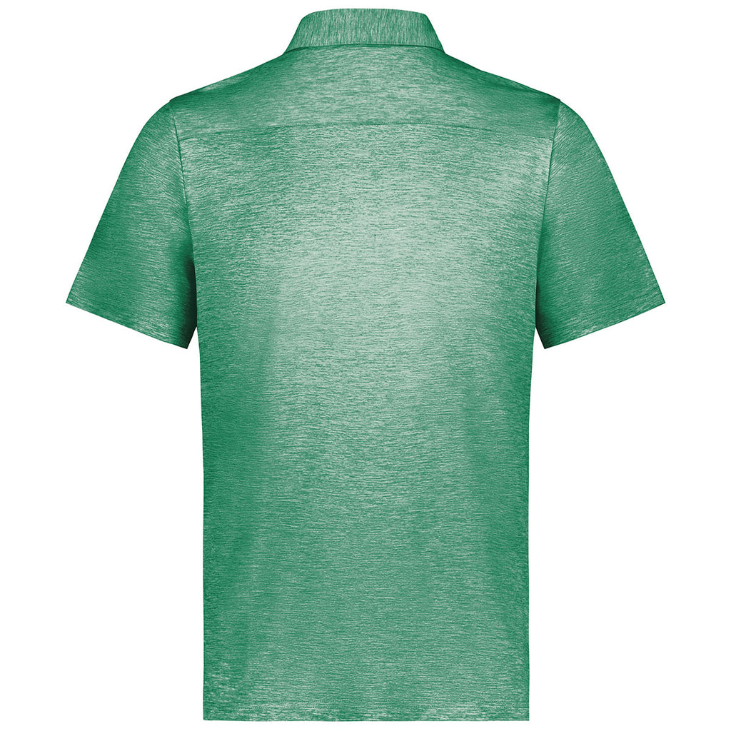 Holloway Men's Kelly Heather Electrify Coolcore Polo