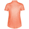 Holloway Women's Orange Heather Electrify Coolcore Polo