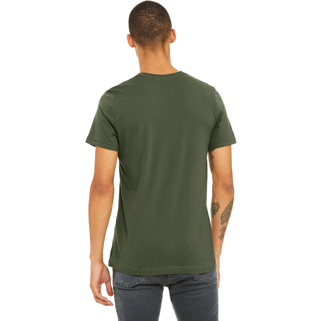 Bella + Canvas Military Green Unisex Jersey T-Shirt