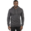 Threadfast Apparel Unisex Charcoal Heather Ultimate Fleece Pullover Hooded Sweatshirt