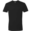 Next Level Men's Black Cotton T-Shirt