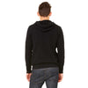 Bella + Canvas Unisex Black Sponge Fleece Full-Zip Hoodie