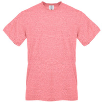 Next Level Unisex Snow Heather Red Sueded Snow Crewneck T-Shirt