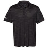 Adidas Men's Black Melange Melange Sport Polo