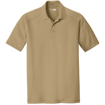 CornerStone Men's Tan Select Lightweight Snag-Proof Polo
