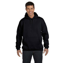 Hanes Men's Black 9.7 oz. Ultimate Cotton 90/10 Pullover Hood