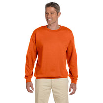 Gildan Unisex Orange Heavy Blend 50/50 Fleece Crew
