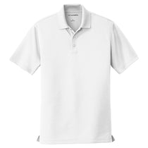 Port Authority Men's White Dry Zone UV Micro-Mesh Polo
