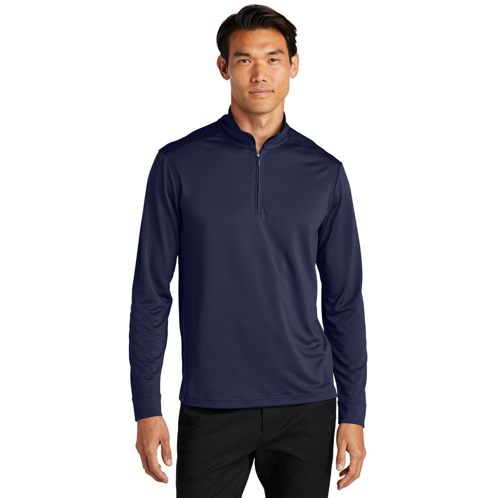 Port Authority Men's True Navy C-Free Snag Proof 1/4 Zip