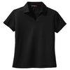 Sport-Tek Women's Black Dri-Mesh V-Neck Polo