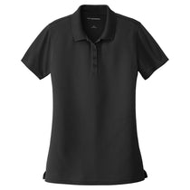 Port Authority Women's Deep Black Dry Zone UV Micro-Mesh Polo