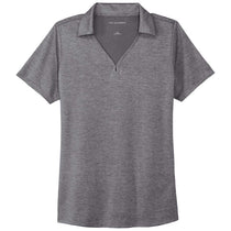 Port Authority Women's Shadow Grey Shadow Stripe Polo
