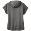 New Era Women's Graphite Heather Performance Terry Short Sleeve Hoodie