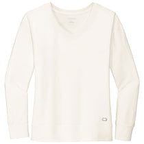 OGIO Women's Ivory Snow Luuma Flex Long Sleeve V-Neck