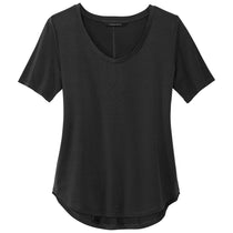 Mercer+Mettle Women's Deep Black Stretch Relaxed Scoop