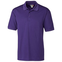Clique Men's College Purple Oslo Pique Polo